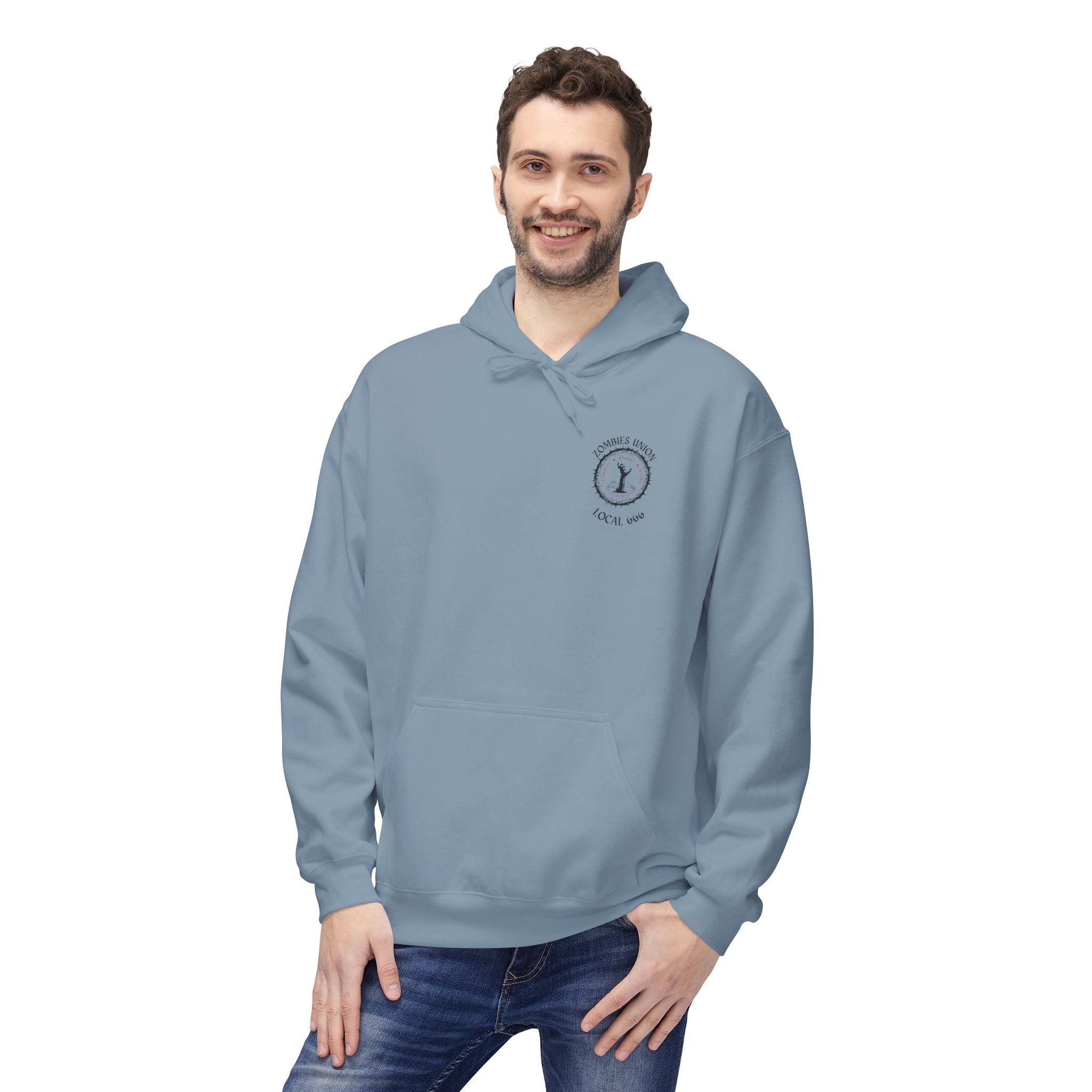 Zombie Union Strong - Unisex Midweight Softstyle Fleece Hoodie