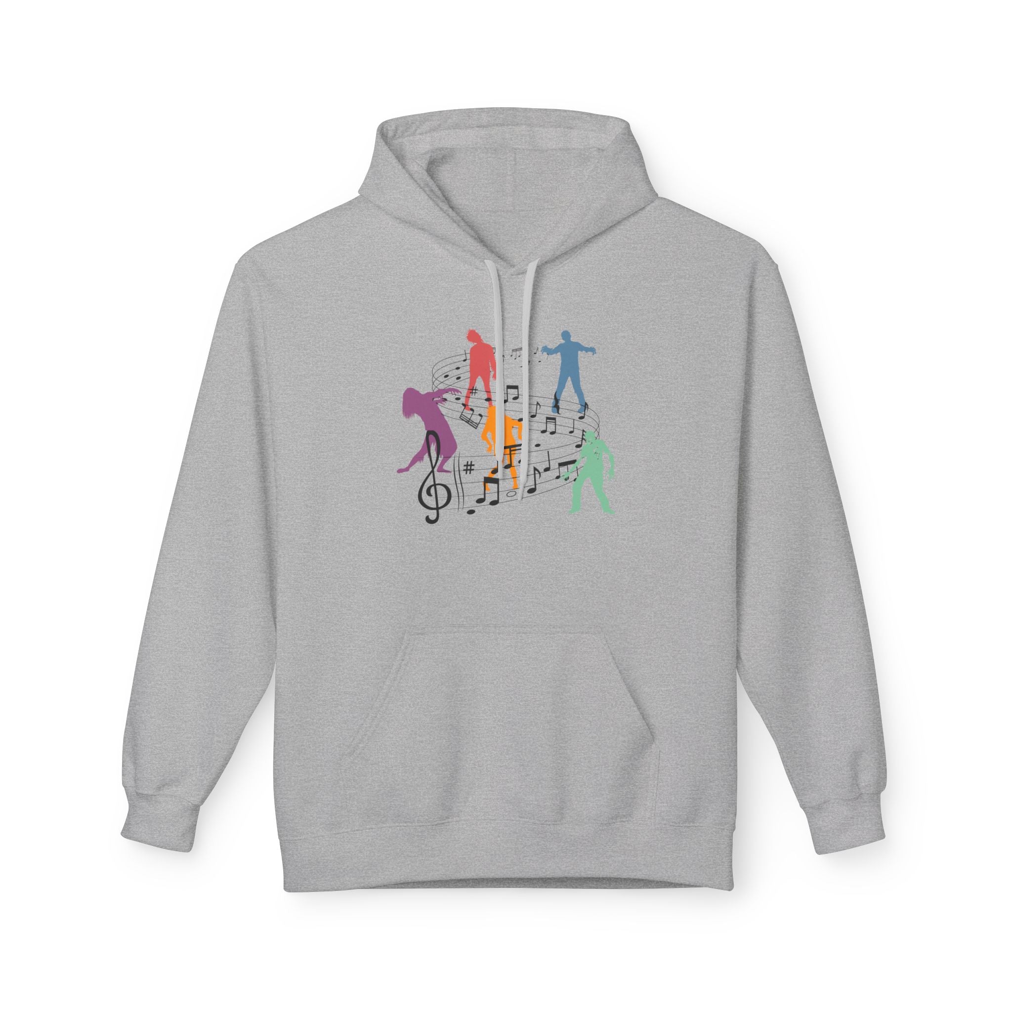 Zombie Moves - Unisex Midweight Softstyle Fleece Hoodie