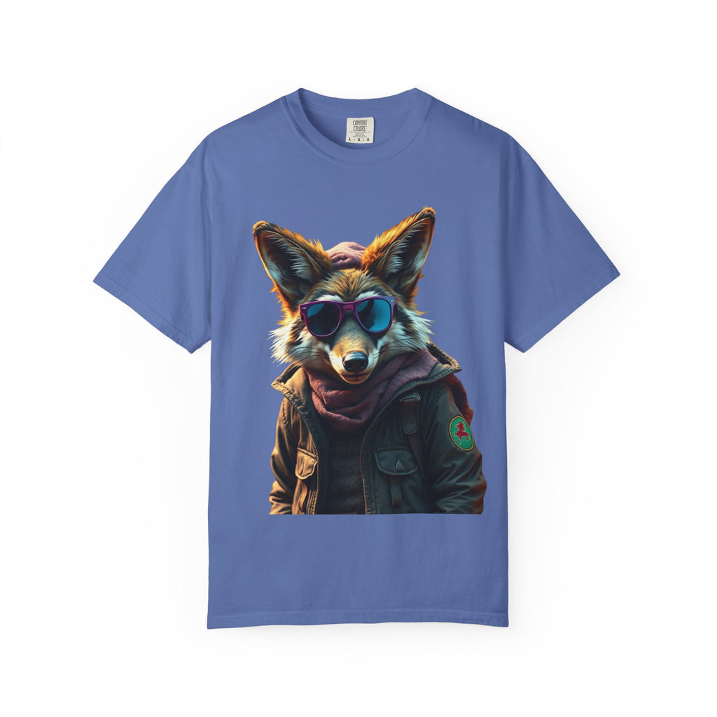 Cool Coyote Graphic Tee, Unisex T-Shirt, Casual Wear, Animal Lover Gift, Trendy Apparel, Unique Graphic Design