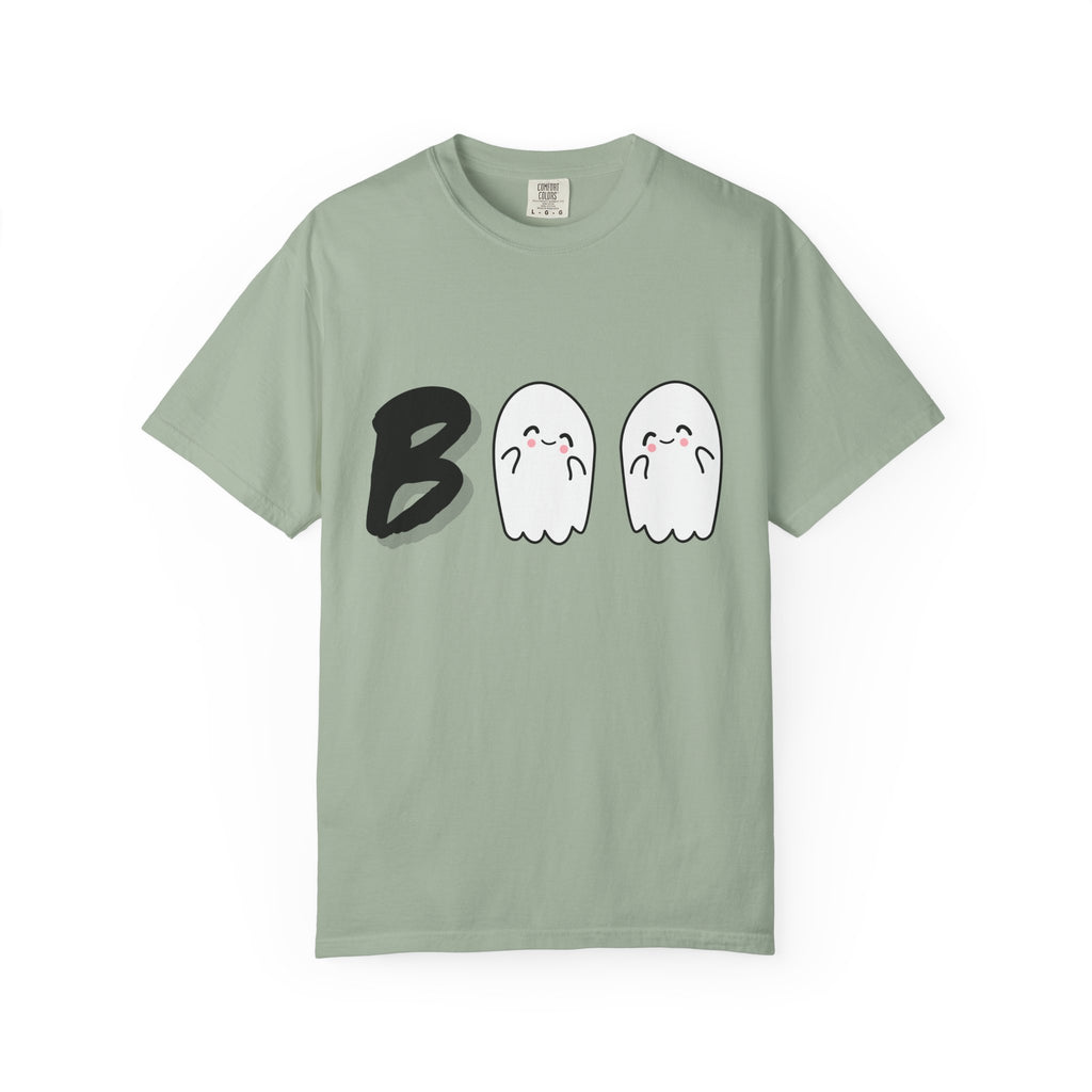 Cute Ghost 'Boo' Unisex T-shirt | Fun Halloween Tee for Ghost Lovers, Casual Wear, Gift for Friends, Halloween Party, Fall Style