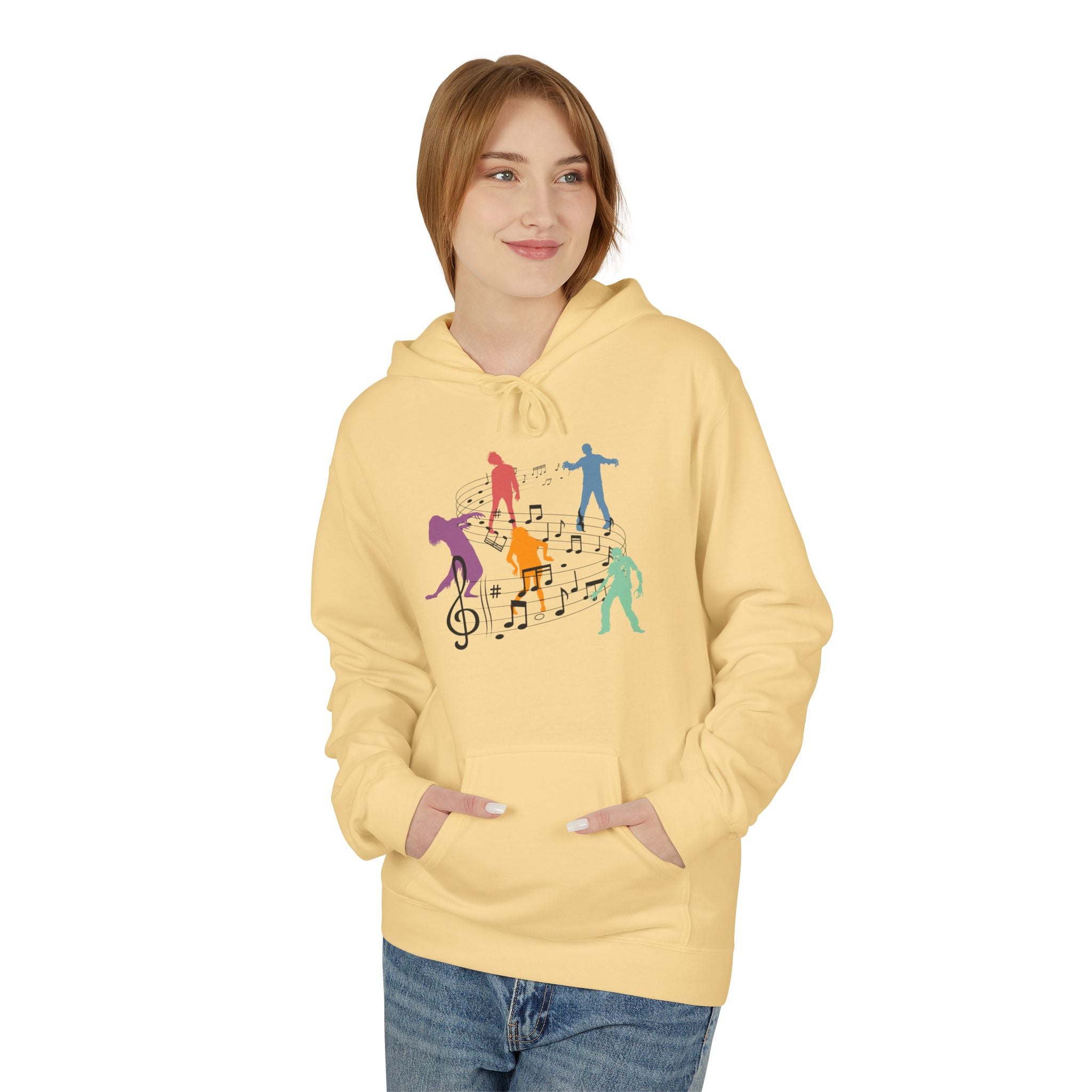 Zombie Moves - Unisex Midweight Softstyle Fleece Hoodie