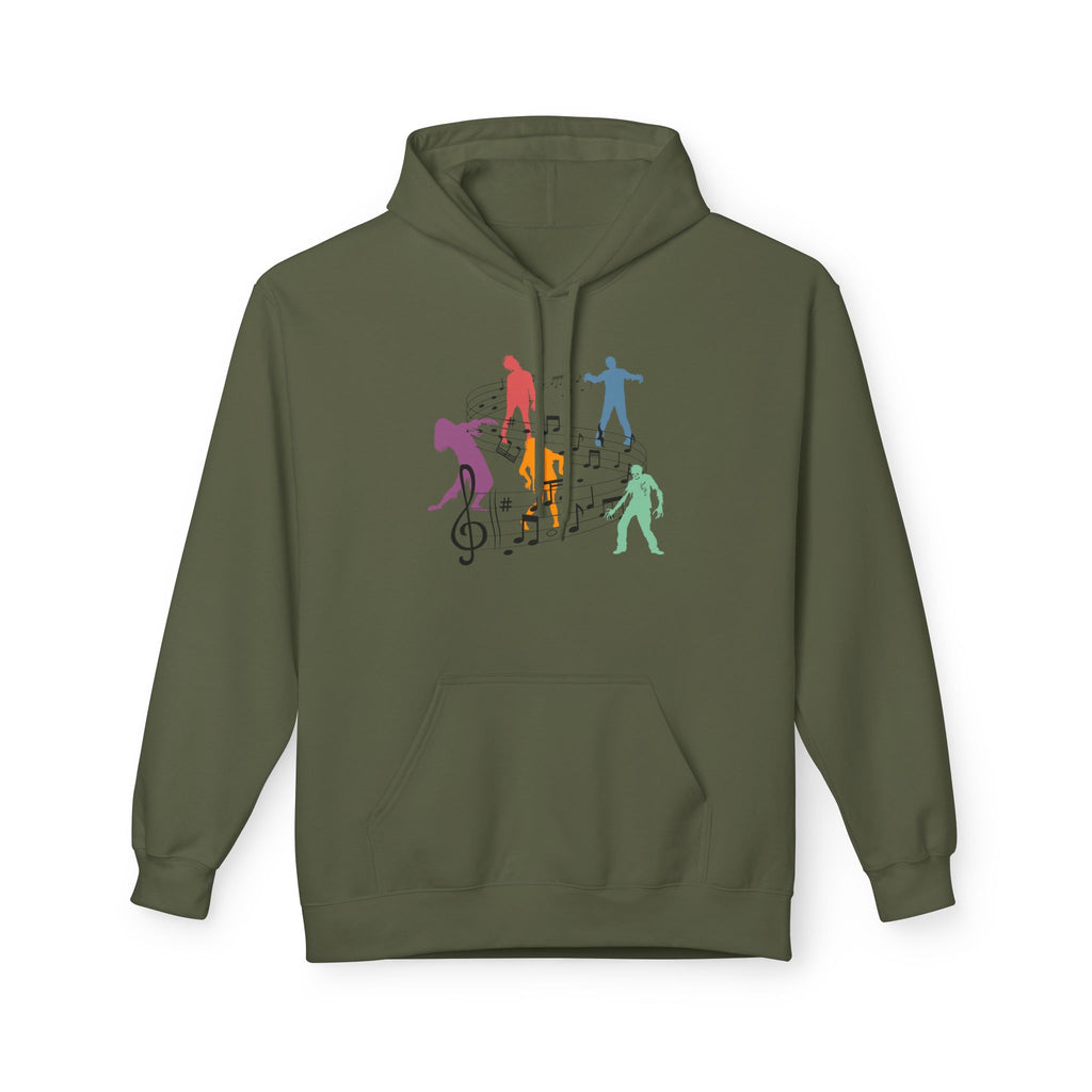 Zombie Moves - Unisex Midweight Softstyle Fleece Hoodie