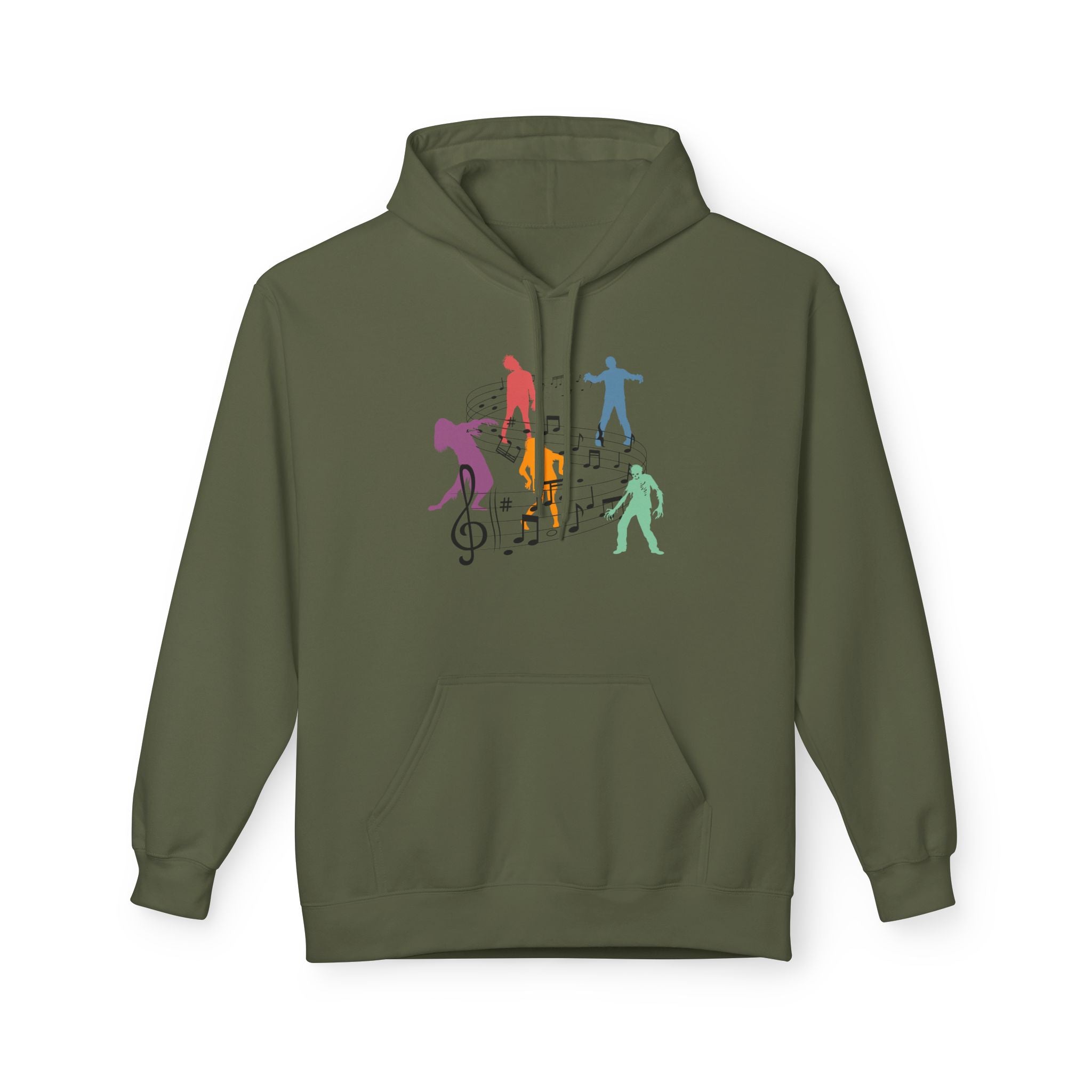 Zombie Moves - Unisex Midweight Softstyle Fleece Hoodie
