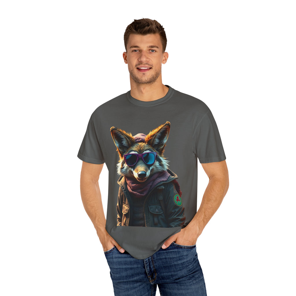 Cool Coyote Graphic Tee, Unisex T-Shirt, Casual Wear, Animal Lover Gift, Trendy Apparel, Unique Graphic Design