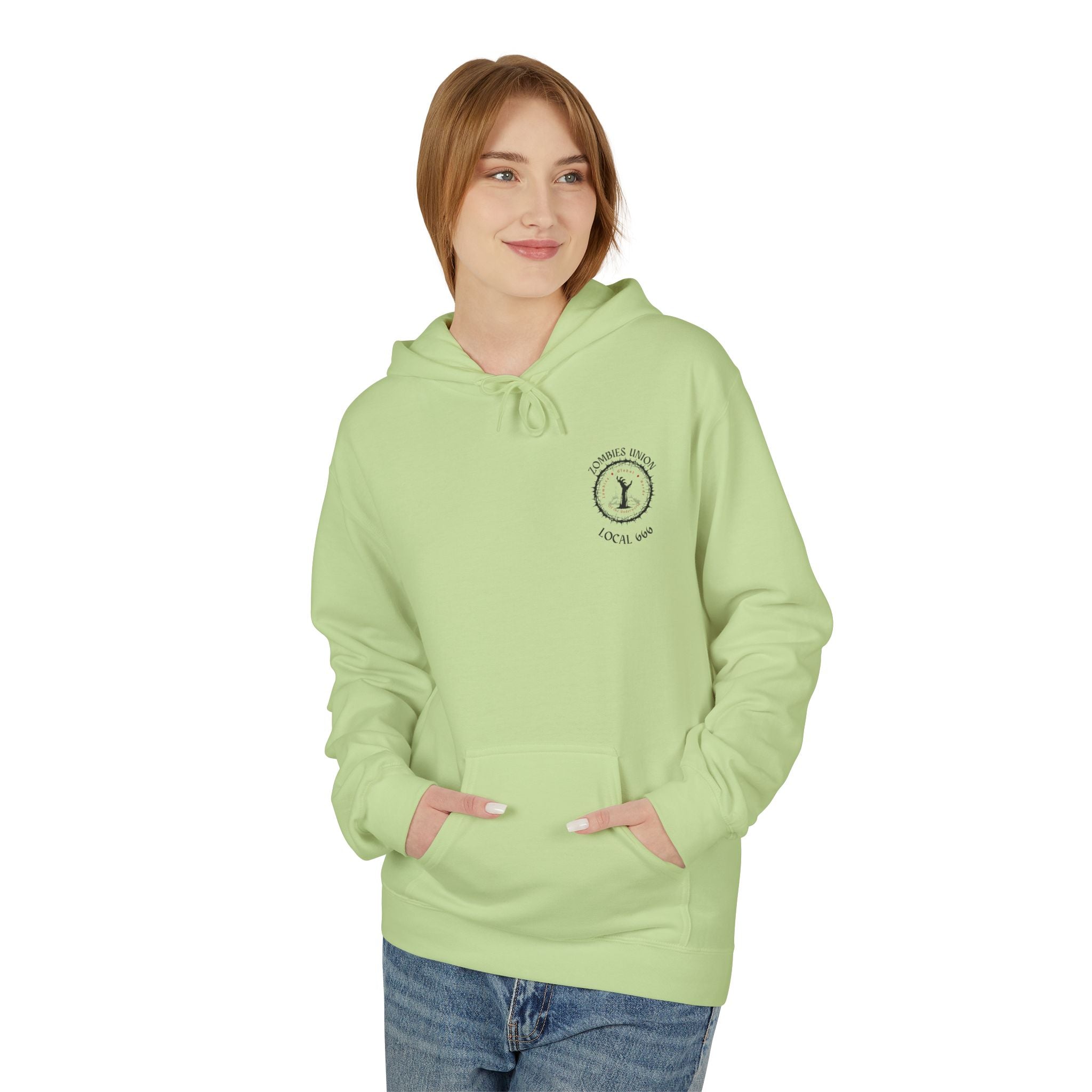 Zombie Union Strong - Unisex Midweight Softstyle Fleece Hoodie